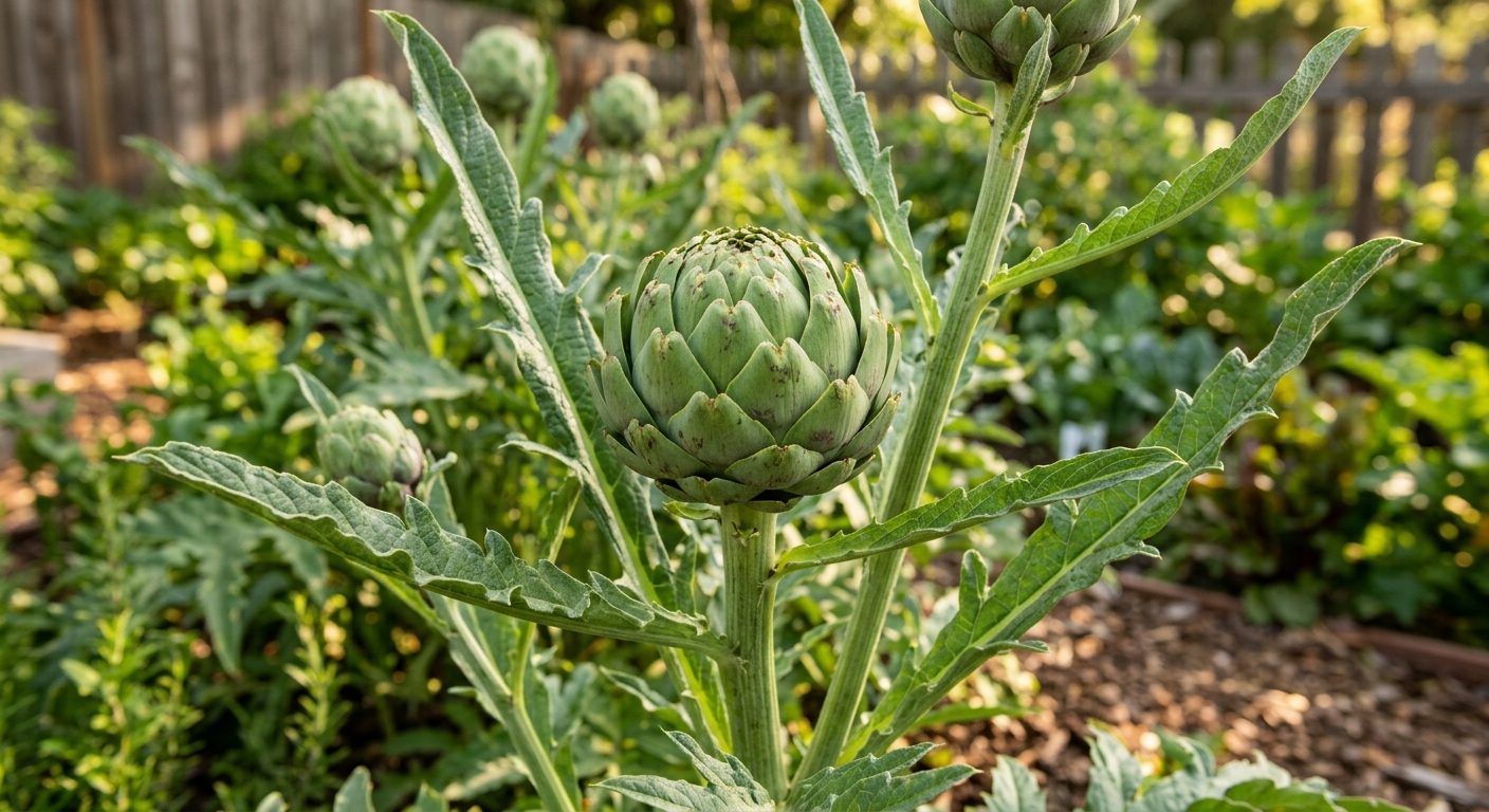 Artichoke plant