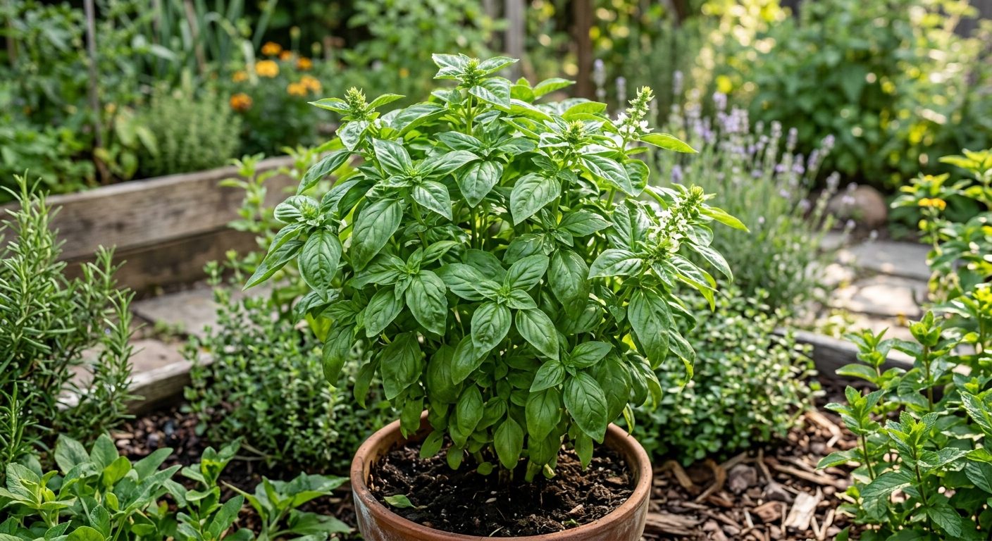 Basil plant