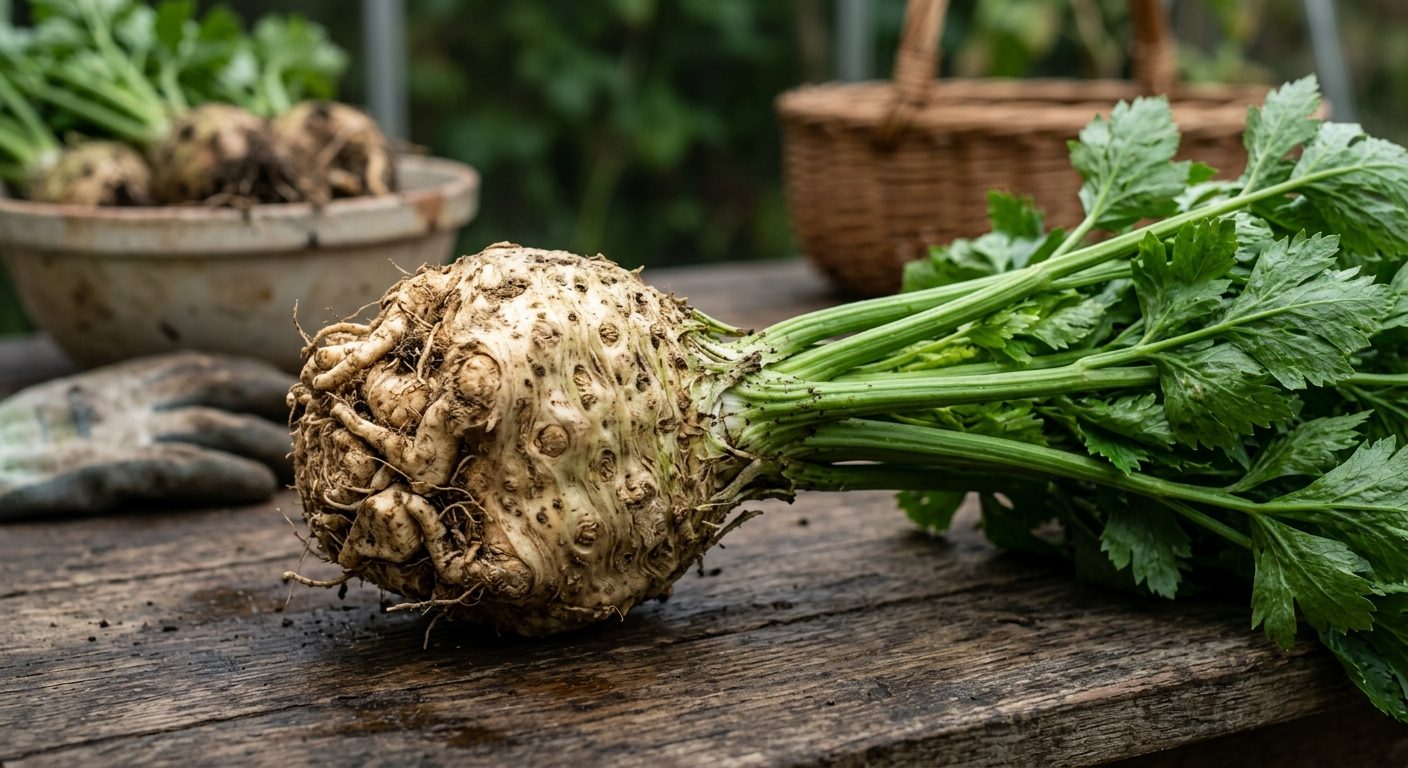 Celeriac plant