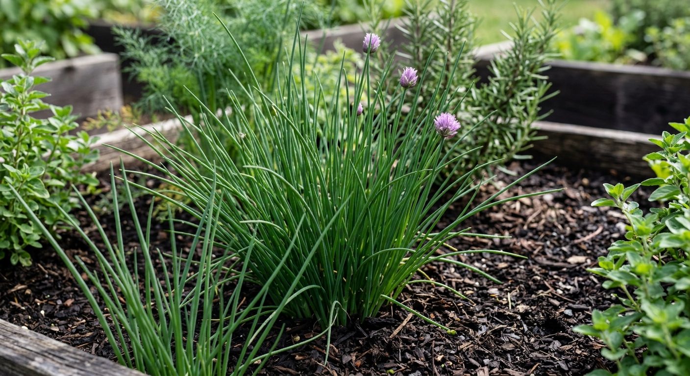 Chives plant