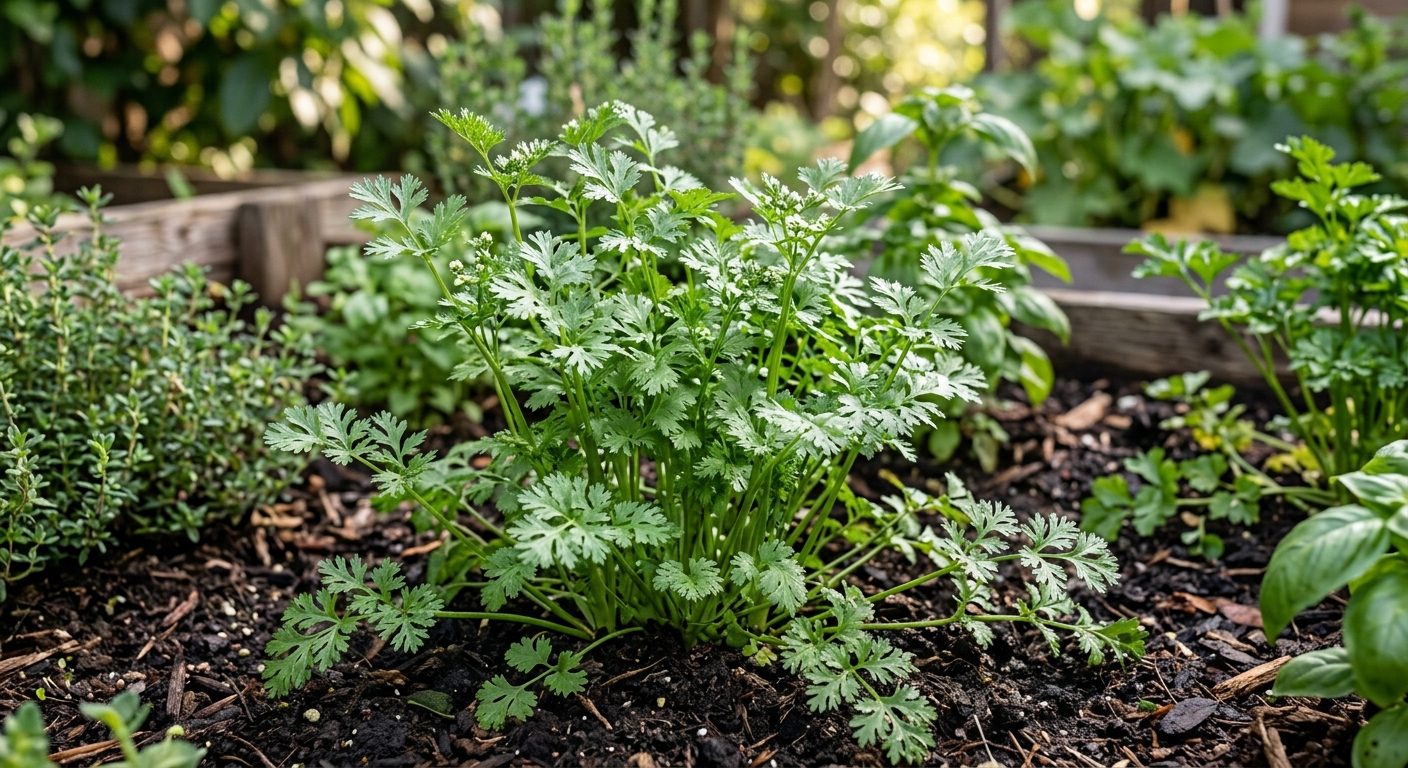 Cilantro plant