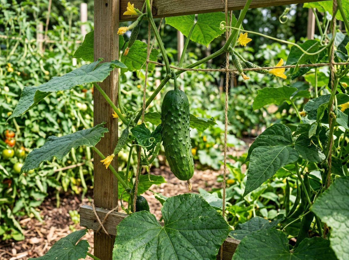 Cucumber plant