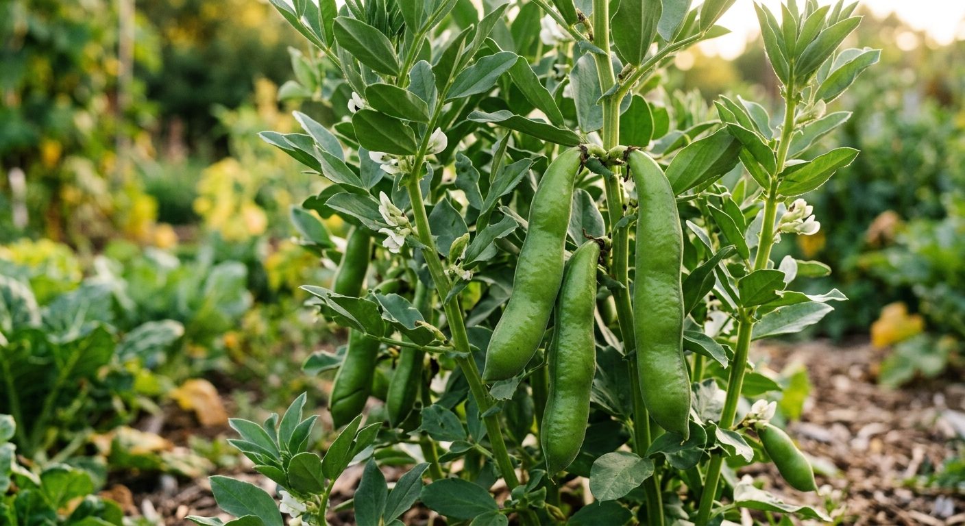 Fava Beans plant