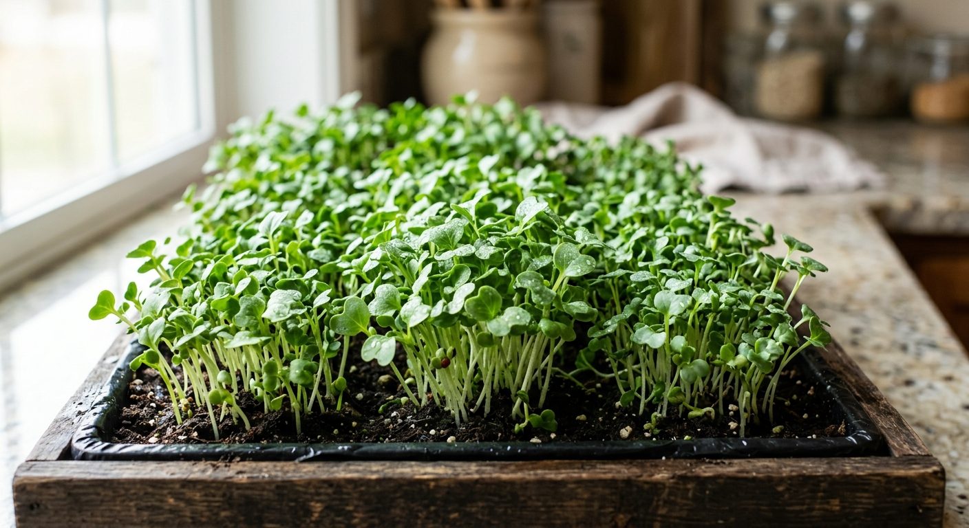 Microgreens plant