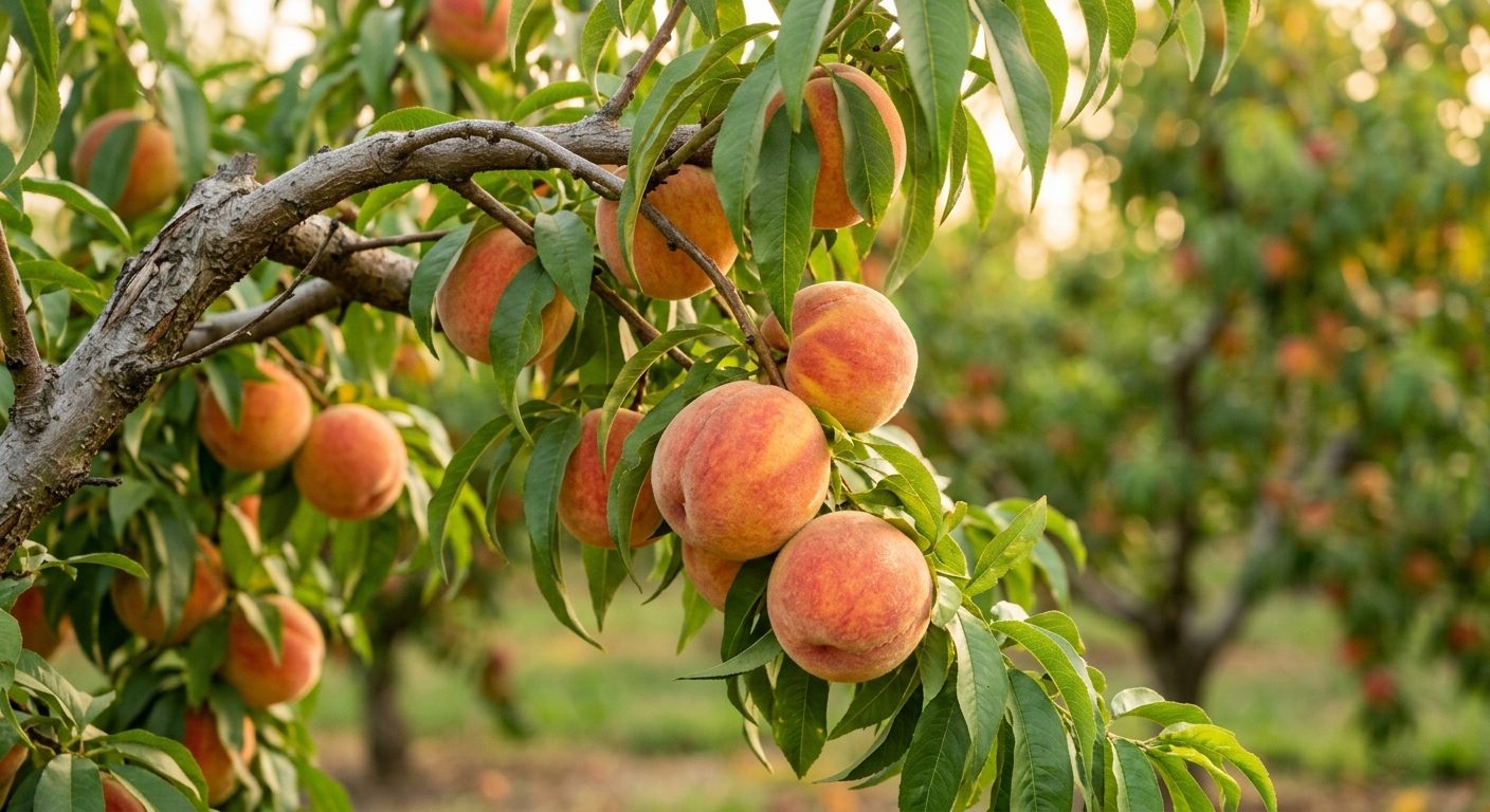 Peach plant