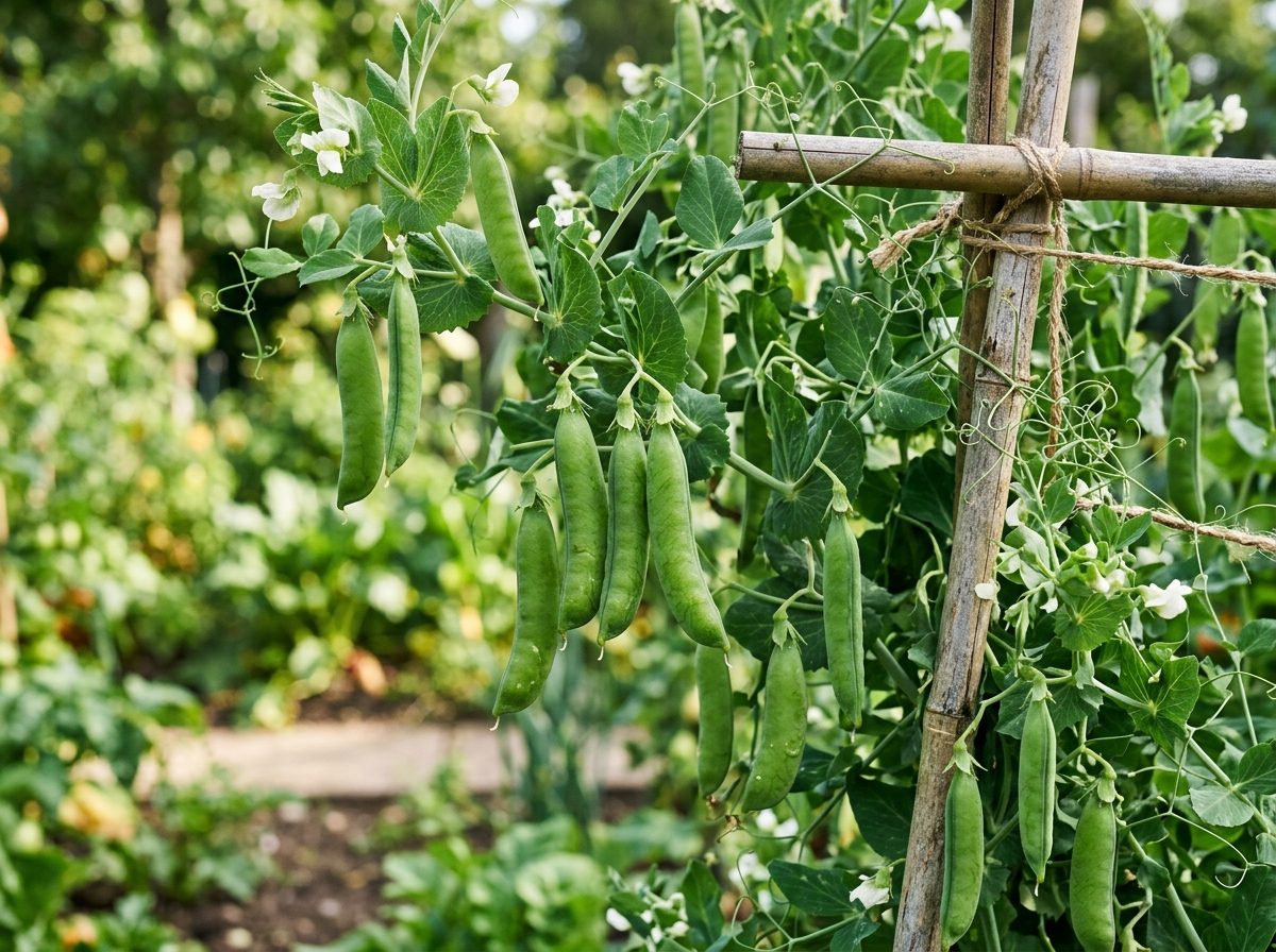 Peas plant