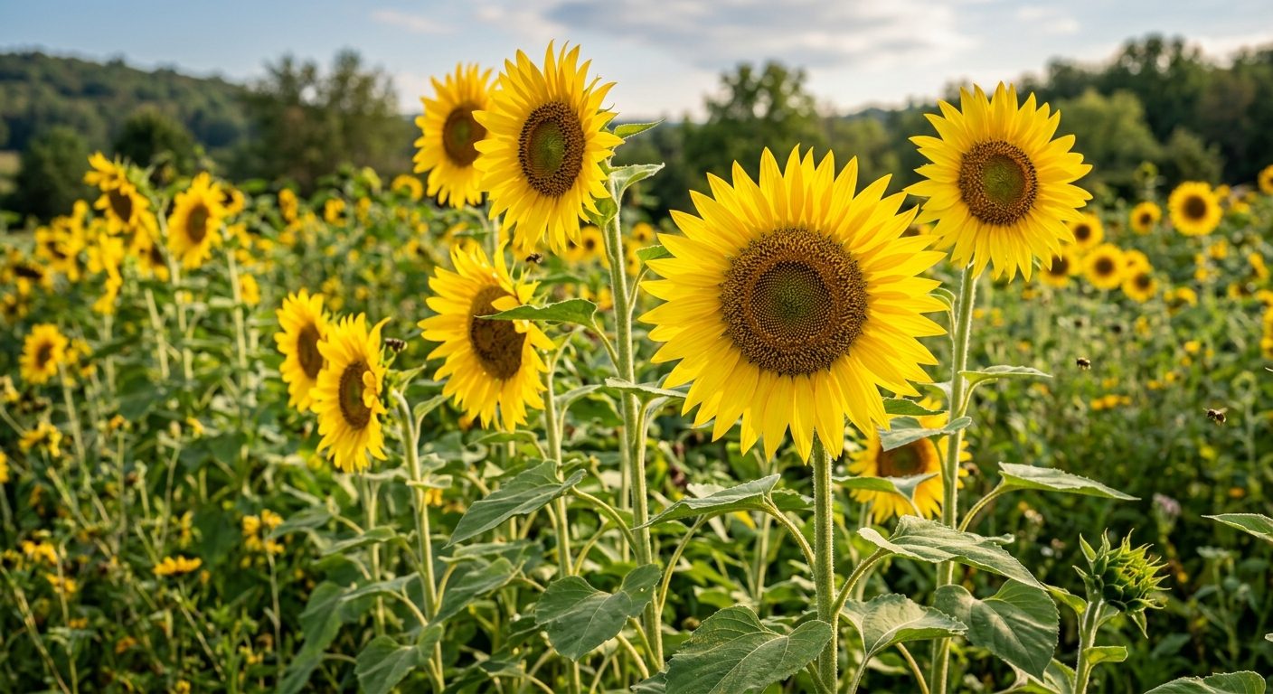 Sunflower plant