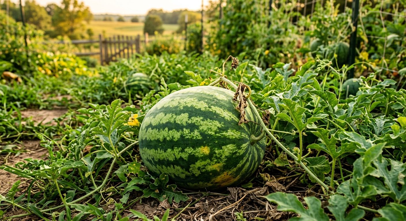 Watermelon plant