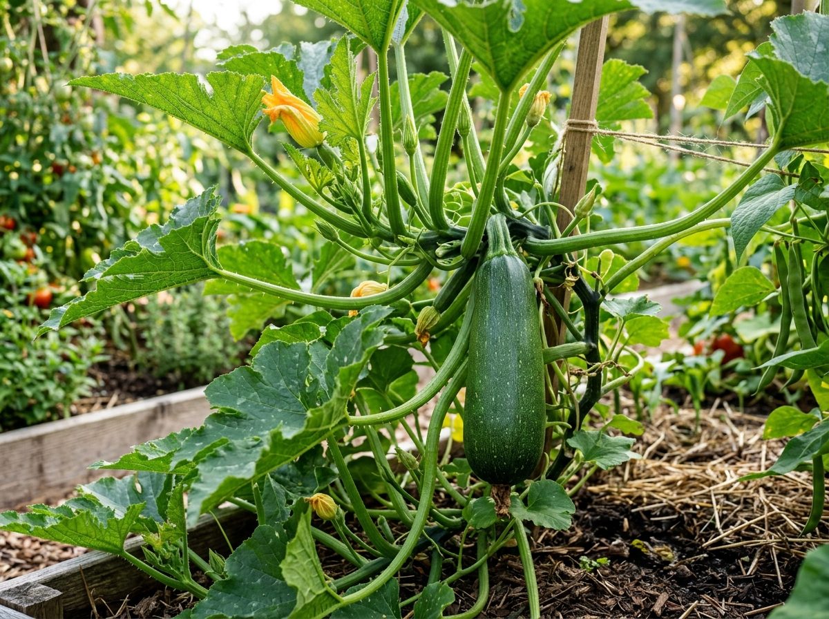 Zucchini plant