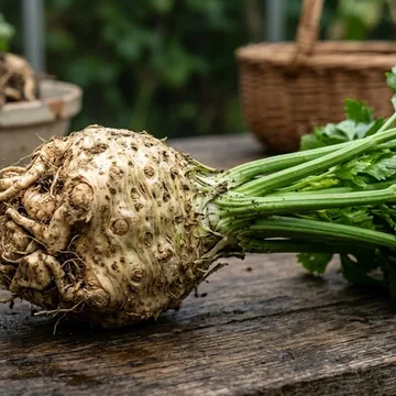 Celeriac plant