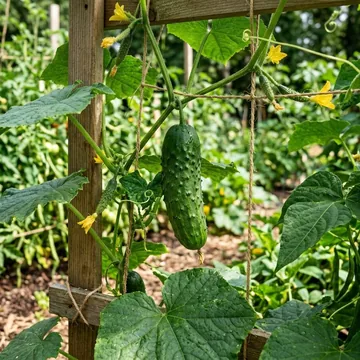 Cucumber plant