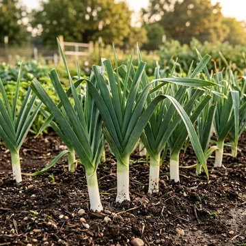 Leek plant