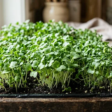 Microgreens plant