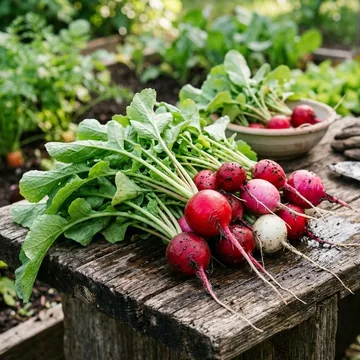 Radish plant
