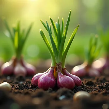 Shallot plant