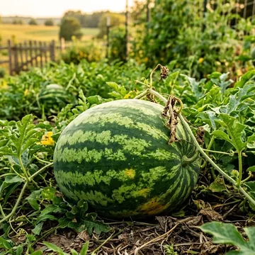 Watermelon plant