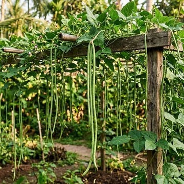 Yard-Long Beans (Snake Beans) plant