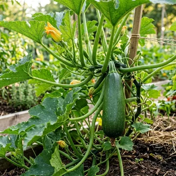 Zucchini plant